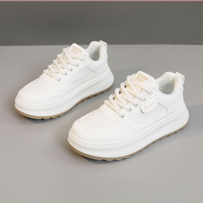 Damen modische Sneakers mit dämpfender Laufsohle und atmungsaktiver Oberflächenstruktur