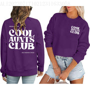 Damen Sweatshirt mit coolem Club-Motiv