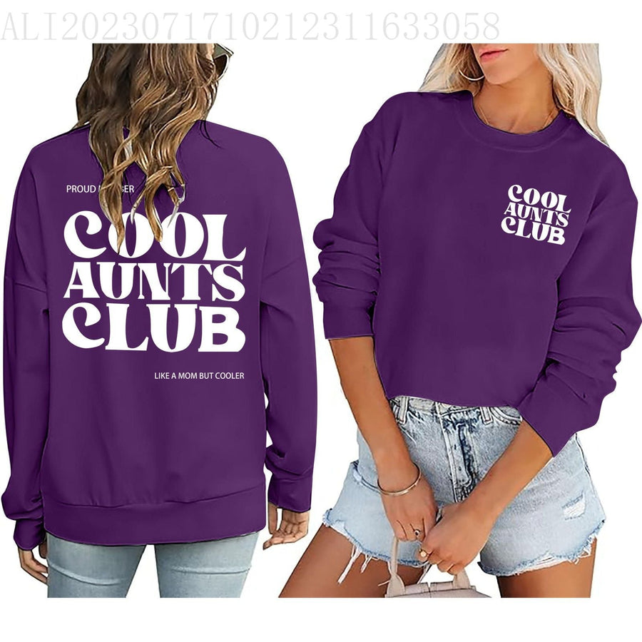 Damen Sweatshirt mit coolem Club-Motiv