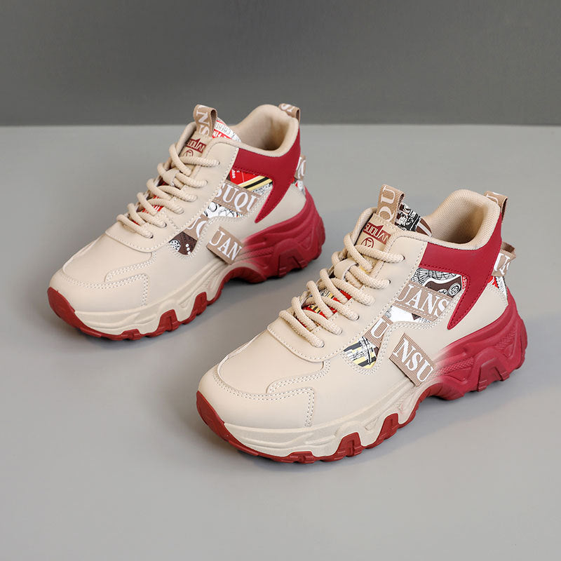 Damen Sportliche Sneakers mit modischem Design und rutschfester Sohle