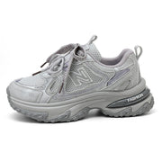 Damen Sportliche Sneakers mit atmungsaktiver Mesh-Oberfläche und dämpfender Laufsohle    1771555686