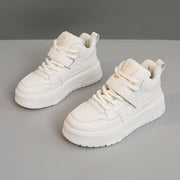 Damen Sportliche High-Top Sneakers mit kuscheligem Innenfutter und sicherem Schnallenverschluss