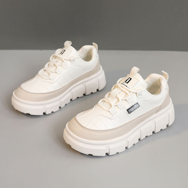 Damen Sportliche Plateau Sneaker