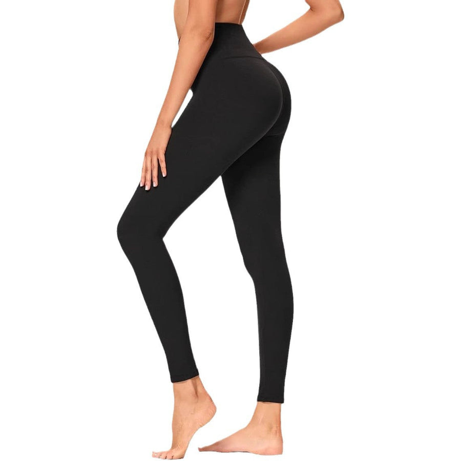 Damen Hochtaillierte Sportleggings Heidi-Mode