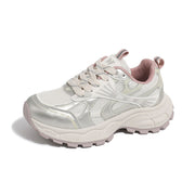 Damen Sportliche Lauf Sneakers mit atmungsaktiver Netzstruktur und dämpfender Sohle