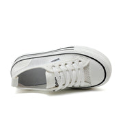 Damen Premium Plateau Sneakers mit atmungsaktivem Obermaterial
