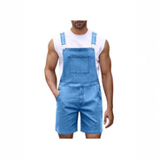 Herren Lässige Denim-Latzhose Heidi-Mode