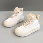 Damen warme Winterschuhe mit kuscheligem Innenfutter und rutschfester Sohle