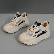 Damen sportliche Chunky Sneakers mit atmungsaktiven Netzeinsätzen und dämpfender Sohle