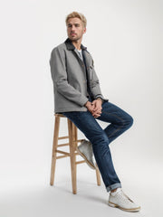 Herren vielseitige Baumwolljacke mit praktischen Taschen Aliams