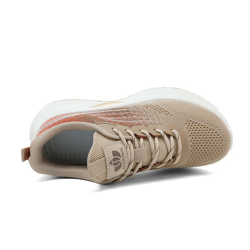 Damen Sportliche Freizeitsneaker mit atmungsaktivem Mesh-Obermaterial und dämpfender Sohle