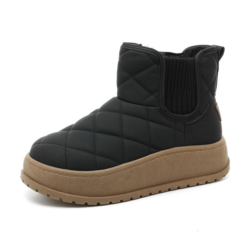 Damen Sneakers mit warmem Fleecefutter und rutschfester Laufsohle