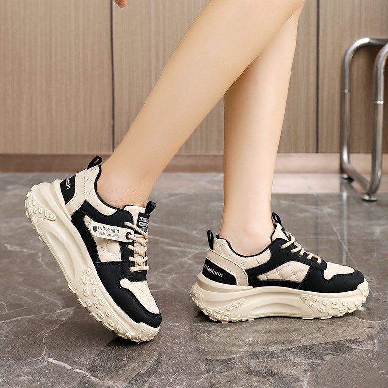 Damen Sportliche Chunky Sneakers mit gepolsterter Laufsohle