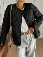 Damen Steppjacke mit modernem Design und praktischen Taschen