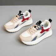 Damen Sportliche Sneaker mit atmungsaktivem Mesh-Obermaterial und dämpfender Laufsohle