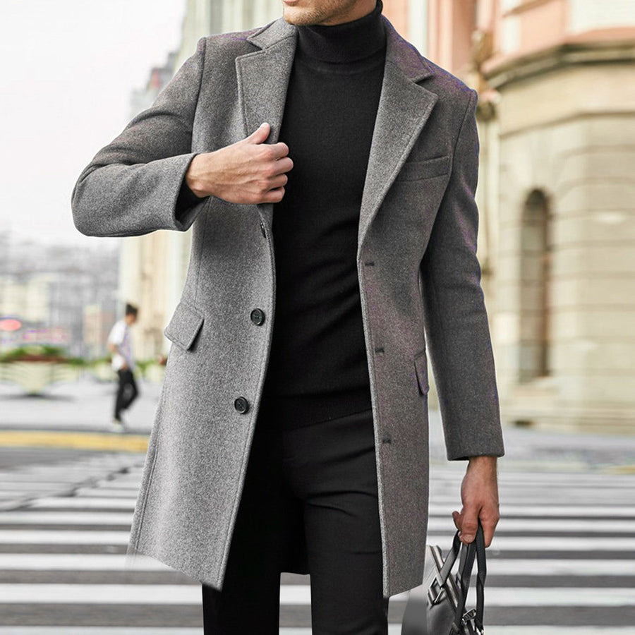Herren eleganter Woolcoat Aliams