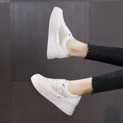 Damen Komfortable Sneaker mit atmungsaktivem Netz-Obermaterial und flexiblem Design