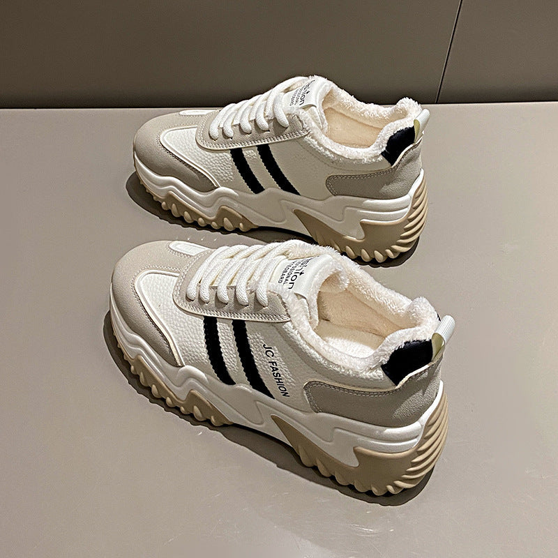 Damen modische Sneakers mit atmungsaktivem Mesh-Obermaterial und dämpfender Laufsohle