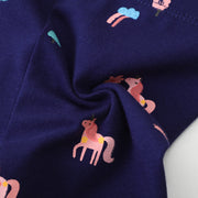 Mädchen Leggings mit buntem Einhorn-Design Drune