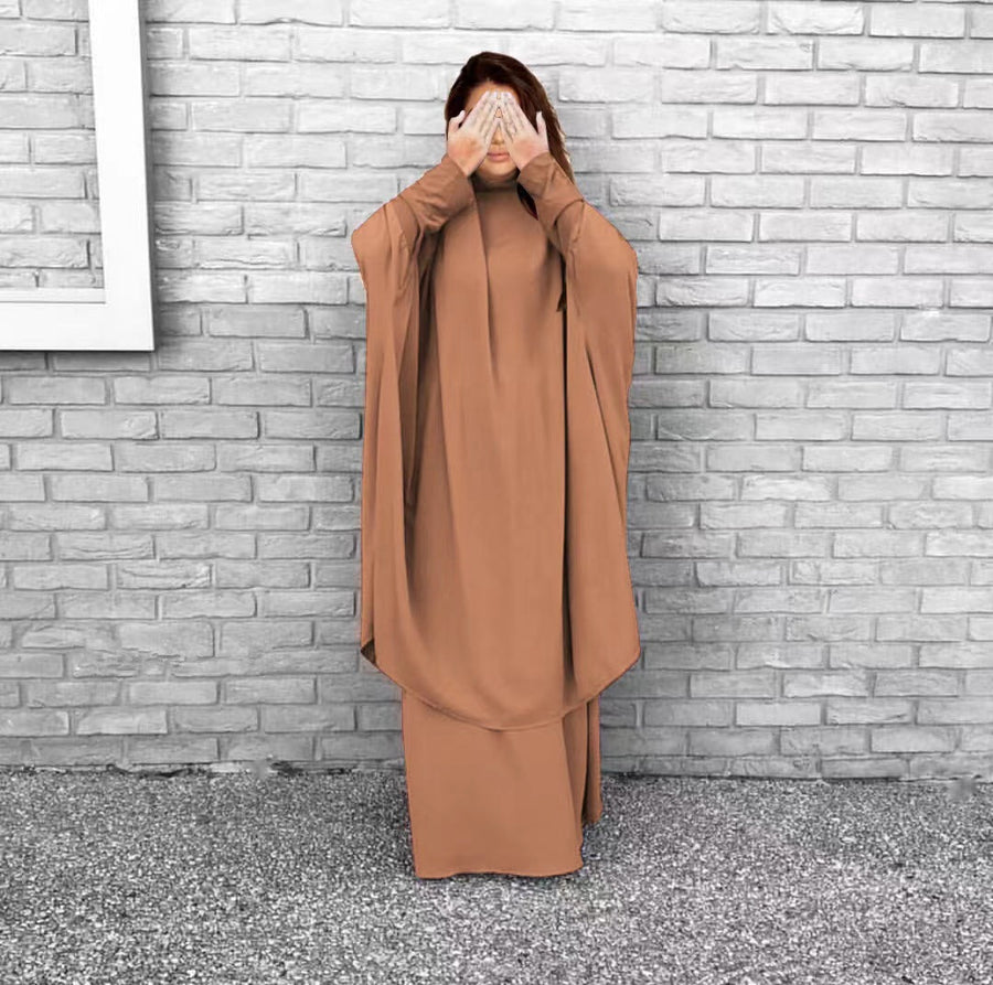 Damen Langarm Kaftan mit elegantem Schnitt und Weitem Design