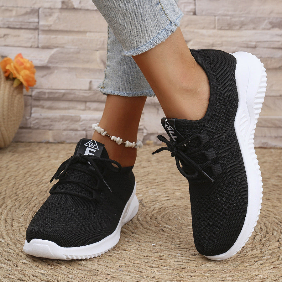 Damen atmungsaktive Sneaker in modischem Design Heidi-Mode