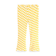 Mädchen Schlagleggings mit kariertem Design Drune