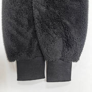 Damen Fleece-Mantel mit Taschen und Kapuze