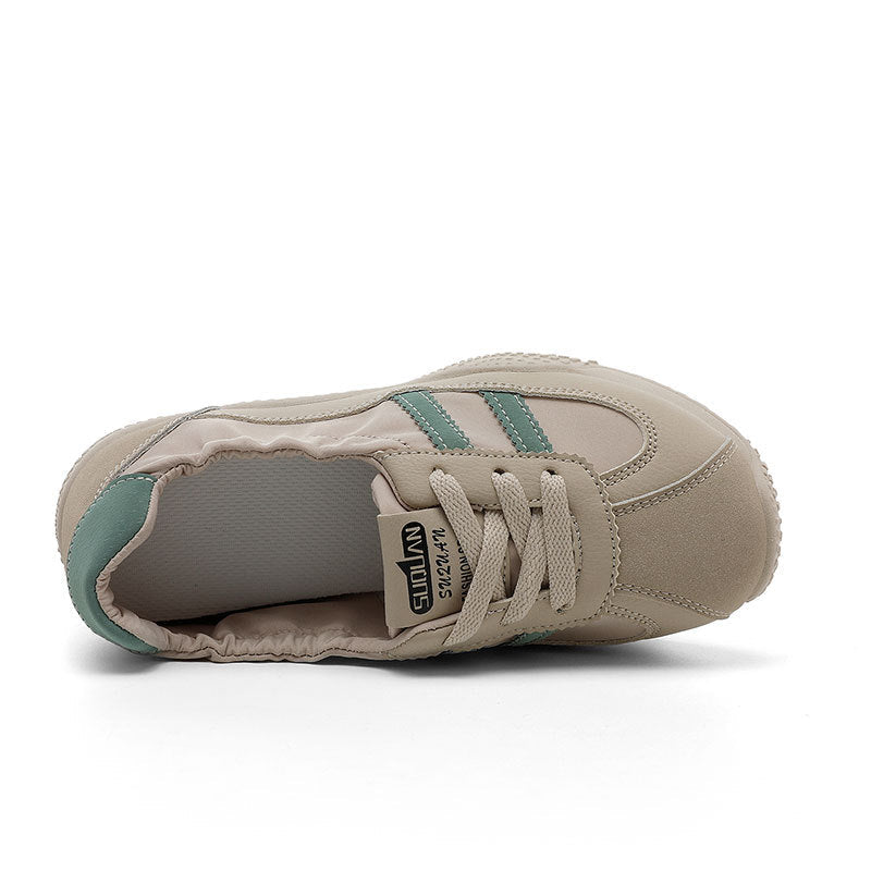 Damen Freizeit Sneakers mit elastischem Einstieg und komfortabler, rutschfester Sohle