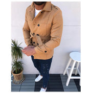 Herren modische und funktionale Trenchcoat-Jacke Aliams