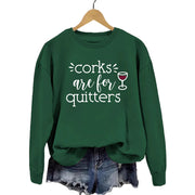 Damen Sweatshirt mit kreativem Spruch und lässigem Schnitt