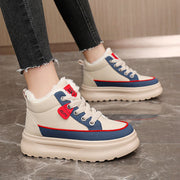 Damen High-Top Sneakers mit kuscheligem Innenfutter und rutschfester Sohle
