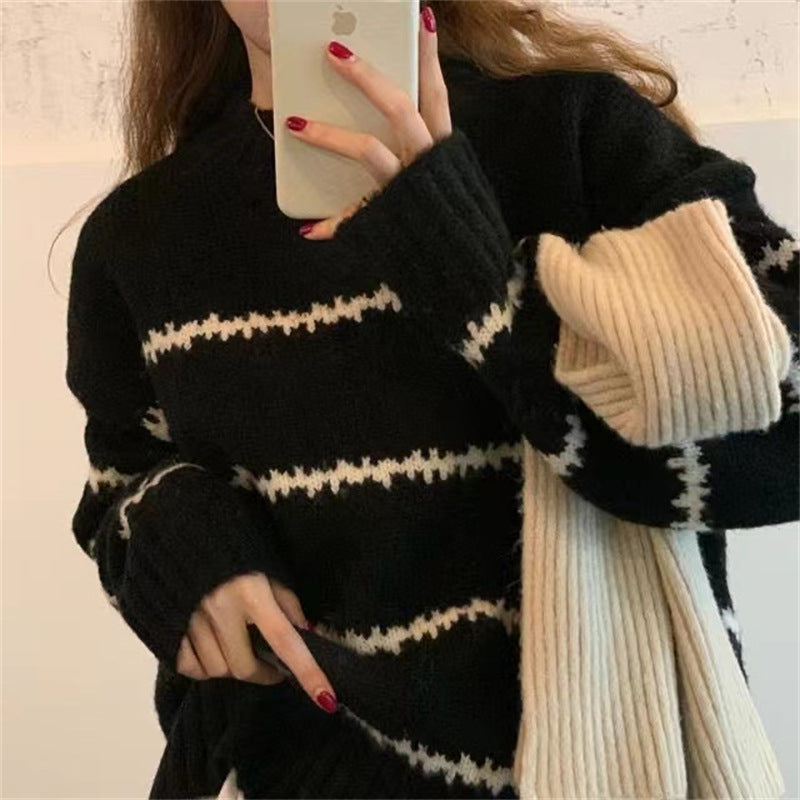 Lena | This Damen-Strickpullover modern und cozy