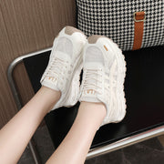 Damen Sneakers mit atmungsaktivem Mesh-Obermaterial und dämpfender Laufsohle