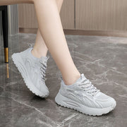 Damen Sportliche atmungsaktive Sneakers mit dämpfender Laufsohle und trendigem Design