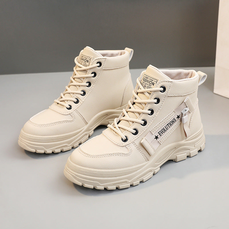 Damen modische High-Top Sneakers mit strapazierfähigem Obermaterial und optimaler Dämpfung