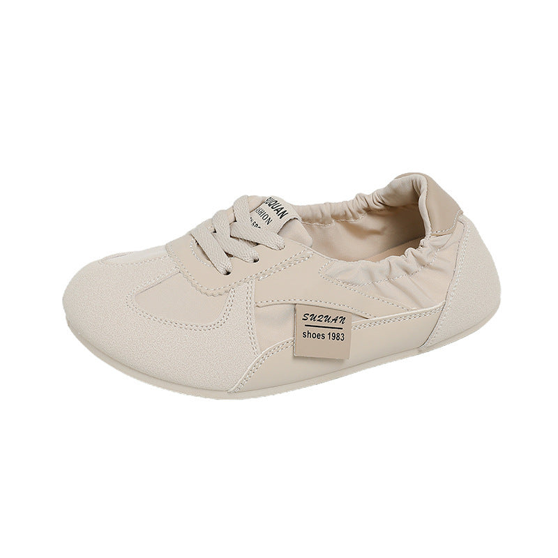 Damen bequeme Sneaker mit flexiblem elastischem Einstieg und dämpfender Sohle