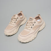 Damen Sportsneakers mit rutschfester Gummisohle und atmungsaktivem Obermaterial