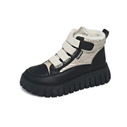 Damen Trendige Winterstiefel mit gepolsterter Innensohle und rutschfester Profilsohle