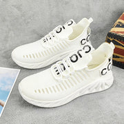 Damen Sportliche Strick-Sneakers mit Flexiblem Dämpfungssystem