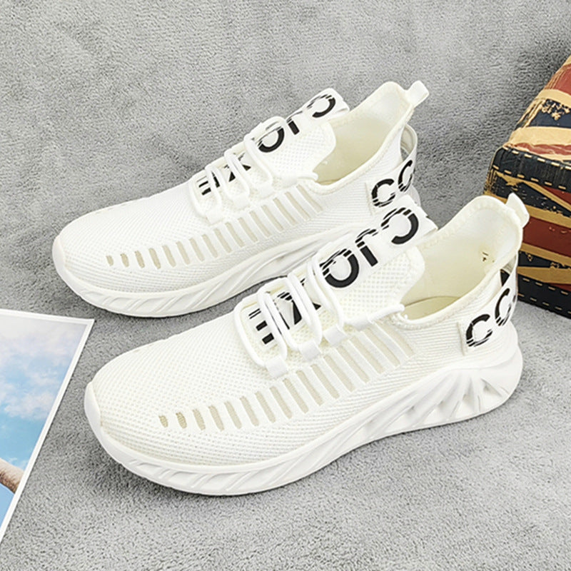 Damen Sportliche Strick-Sneakers mit Flexiblem Dämpfungssystem