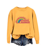 Damen lässiger Sweatshirt mit einzigartigem Druck