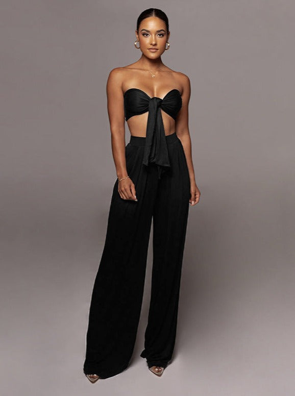 Gesine | Stylisches Schnür-Top-Set für Frauen