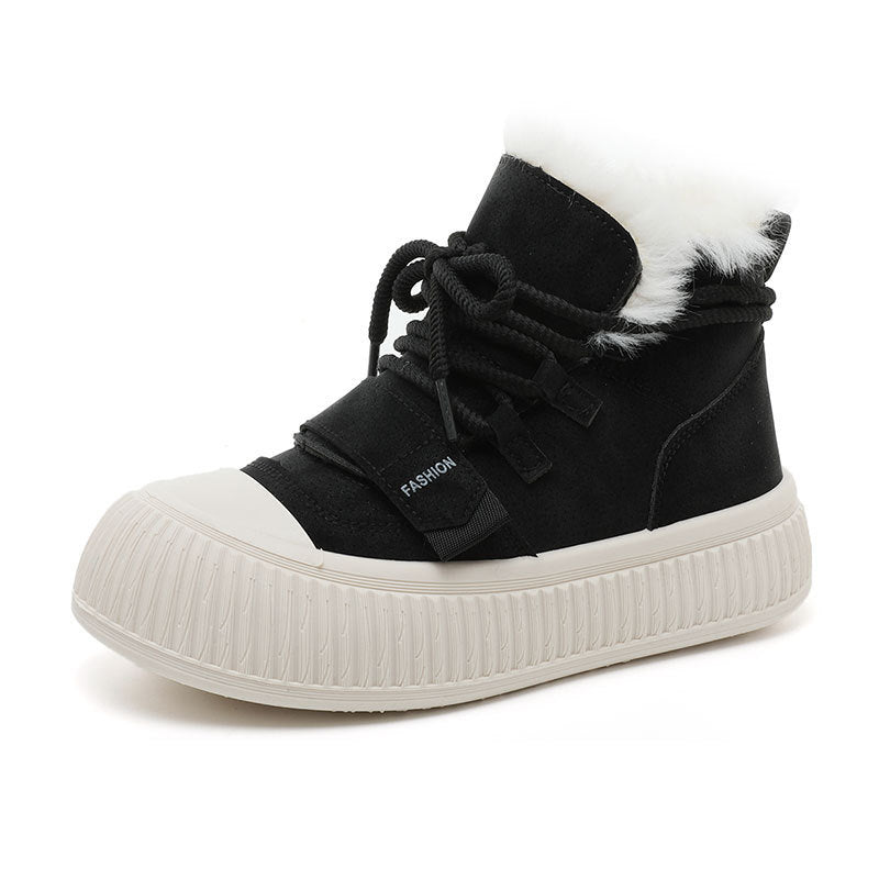 Damen Winter Sneakers mit kuscheligem Fleece-Futter und rutschfester Sohle