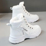 Damen High-Top Sneakers mit warmem Fleece-Innenfutter und rutschfester Sohle