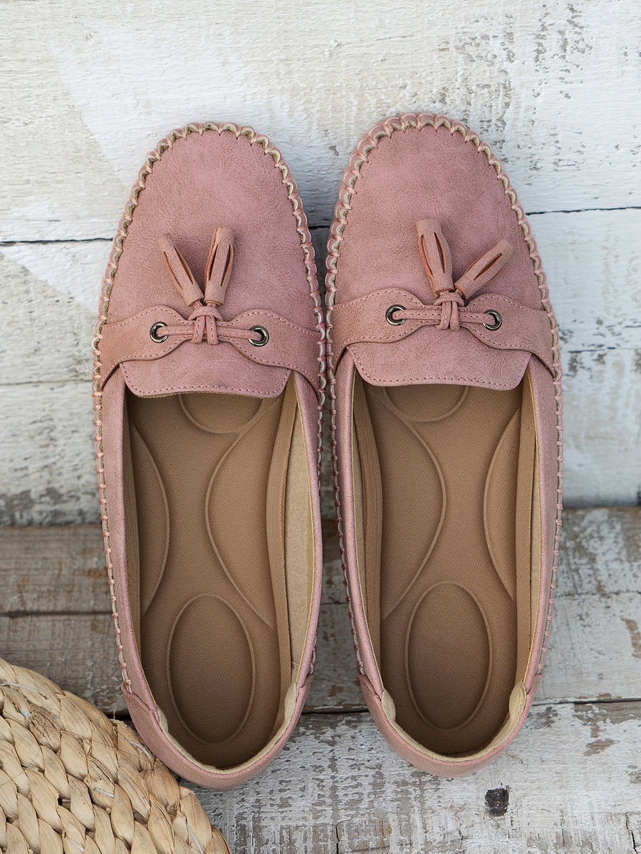 Damen Slipper aus veganem Leder mit weichem Futter – Elegante Mokassins für jeden Tag
