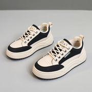 Damen Sportliche Plateau-Sneaker mit atmungsaktivem Mesh-