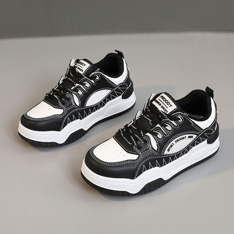 Damen sportliche Chunky Sneakers mit dämpfender Laufsohle