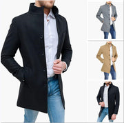 Herren eleganter Melton-Mantel Aliams 1760892244