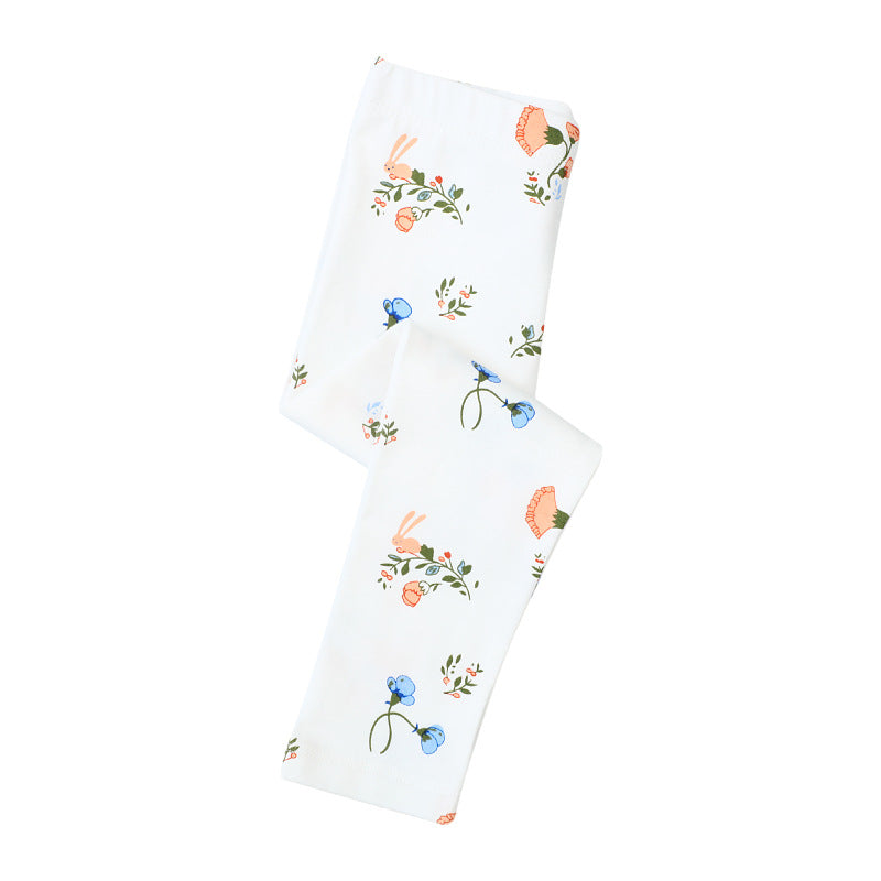 Mädchen Leggings mit floralem Muster Drune