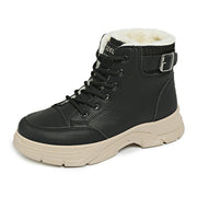 Damen Winterliche High-Top Sneaker mit weichem Fleece-Futter